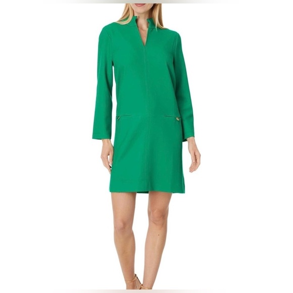 Lilly Pulitzer Rosie Dress in Fiddle Leaf Green Women’s Size Medium - Picture 4 of 11